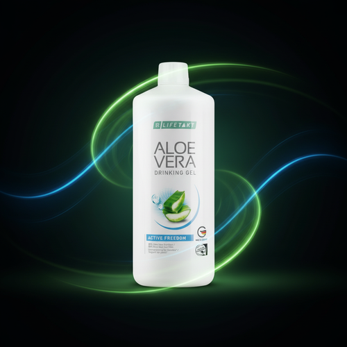 Aloe Vera Drinking Gel Freedom - Fond sombre premium
